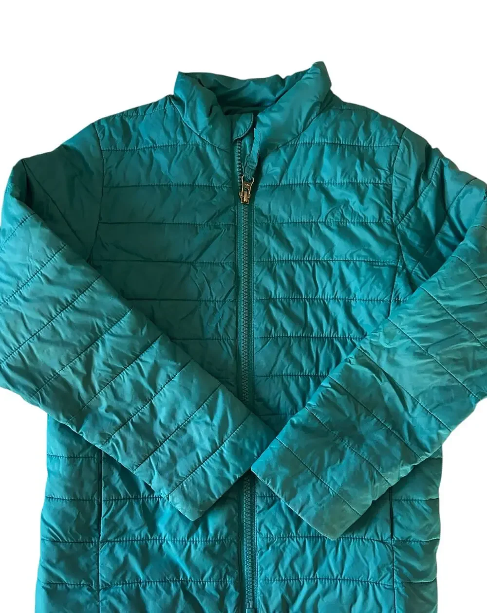 Lands end teal jacket size 7